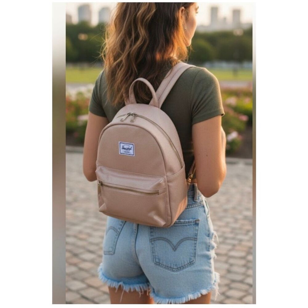 Herschel Nova Mini Backpack Sparkle Taupe Mini Backpack Travel Bag